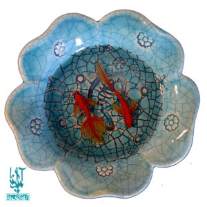 کاسه ماهی سه بعدی سفال کد CLB-021