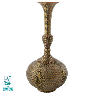 گلدان خمره ای خاتم کاری کد INV-004