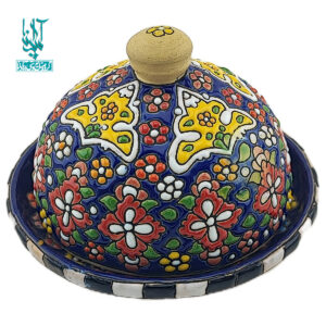 عسل خوری سفال میناکاری کد CLB-054