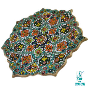 بشقاب سفال میناکاری کد CLP-037