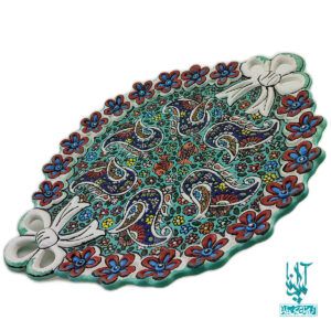 بشقاب سفال میناکاری کد CLP-073