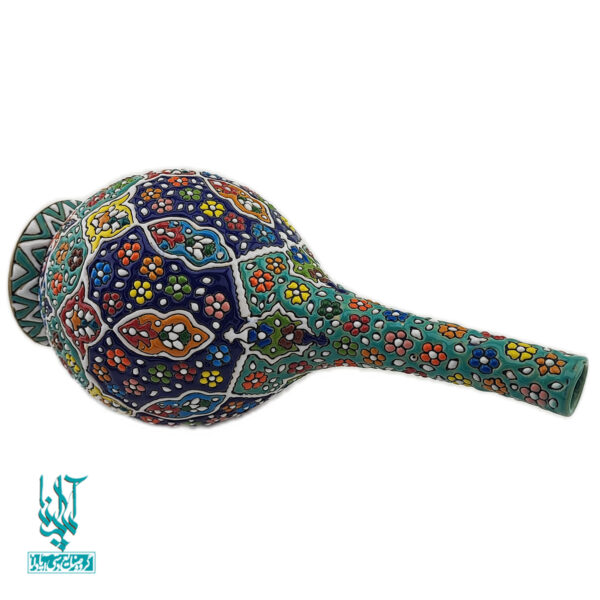 تنگ لوله ای سفال میناکاری کد CLV-047