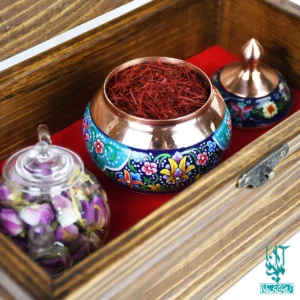 جعبه زعفران مدل زرنگار کد PGS-059