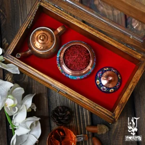 جعبه زعفران مدل زرنگار کد PGS-059
